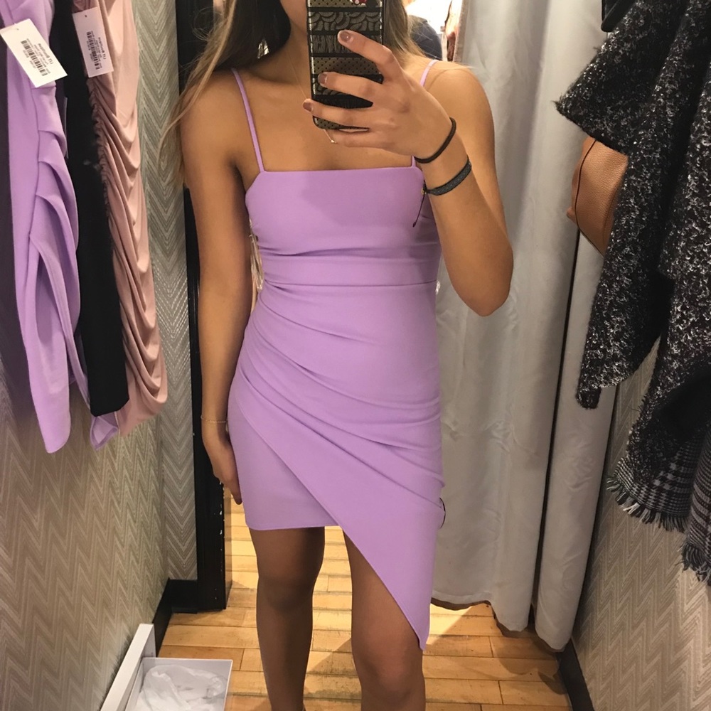 Purple Bodycon Dress